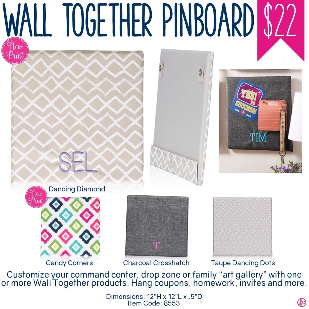 Thirty-One Wall Together Pinboard